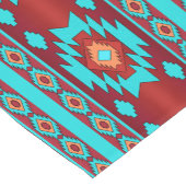 南西民族の幾何学的なパターン ショートテーブルランナー (コーナー)