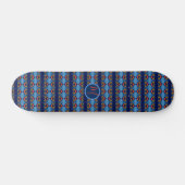南西民族の幾何学的なpattern.monogram スケートボード (横)