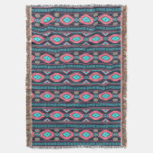 南西民族の種族パターン スローブランケット (正面縦)