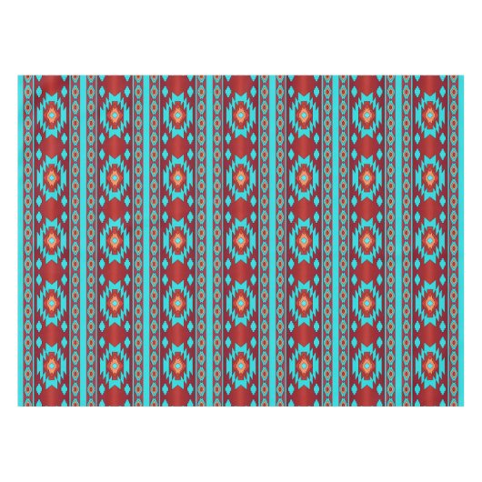 南西民族の種族パターン テーブルクロス (正面(横))