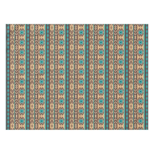 南西民族の種族パターン テーブルクロス (正面(横))