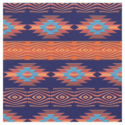 南西民族の種族パターン ファブリック (クローズアップ)