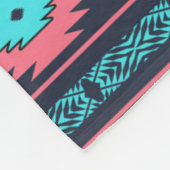 南西民族の種族パターン フリースブランケット (角)