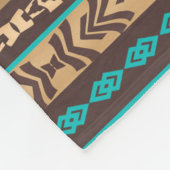 南西民族の種族パターン フリースブランケット (角)