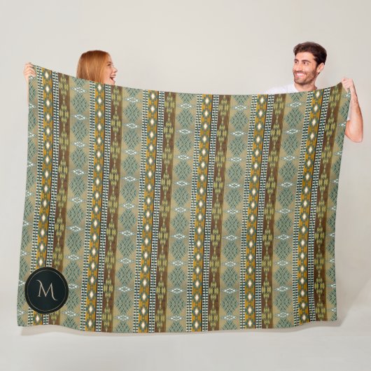 南西民族の種族パターン フリースブランケット (インサイチュ)