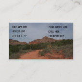 南西渓谷の名刺 名刺 (裏面)