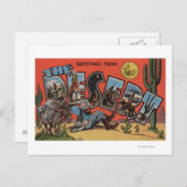 南西砂漠からの挨拶 ポストカード (正面/裏面)