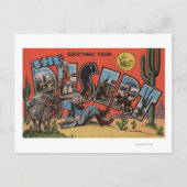 南西砂漠からの挨拶 ポストカード (正面)