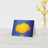 南西砂漠のウチワサボテンの花Notecard カード (黄色い花)