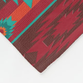 南西種族パターン フリースブランケット (角)