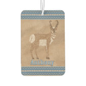 南西立プロンアンテロープパーソナライズされた カーエアーフレッシュナー (裏面)