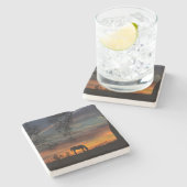 南西素晴らし馬コースター ストーンコースター (横)