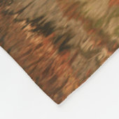 南西素朴ブラウンパターン(の模様が)あるフリースブランケット フリースブランケット (角)