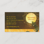 南西素朴リザードユニーク 名刺 (裏面)