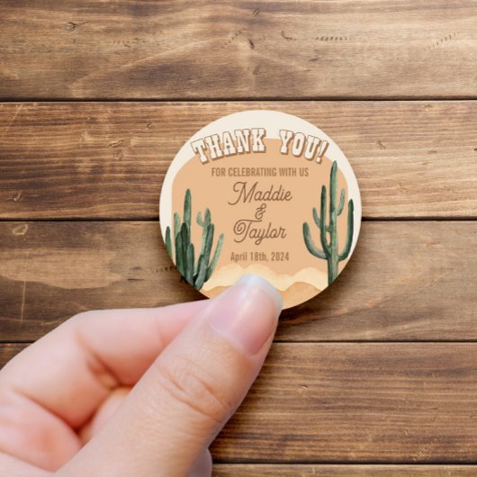 南西素朴砂漠サボテン ラウンドシール