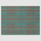 南西素朴風化ターコイズ色彩の鮮やか木材 薄葉紙 (正面)