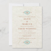 南西結婚砂漠 招待状 (正面)