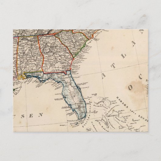 南西統一された州2 ポストカード (正面)