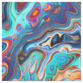 南西色は抽象芸術に大理石模様をつけました ファブリック (クローズアップ)