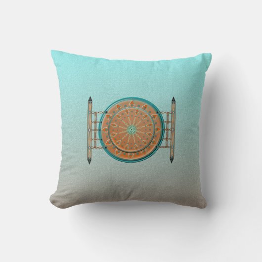 南西調子の綿の装飾用クッション16x16の綿 クッション (正面)