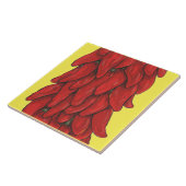 南西赤唐辛子リストラミドルイエロー タイル (側面)