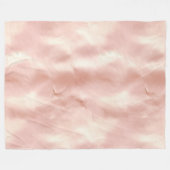 南西赤面ピンク女性のカーボーイ牛革 フリースブランケット (正面(横))