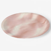 南西赤面ピンク女性のカーボーイ牛革 ペーパープレート (アングル)