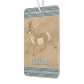 南西走プロングルアンテロープパーソナライズされた カーエアーフレッシュナー (左)