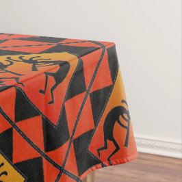 南西踊りココペリ模様 テーブルクロス