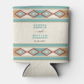 南西部のボホ族の部族ブライダルパーティの贈り物 缶クーラー (正面)