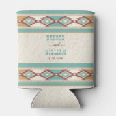 南西部のボホ族の部族ブライダルパーティの贈り物 缶クーラー (裏面)