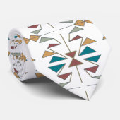 南西部の三角形パターンデザイン ネクタイ (ロール)