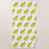 南西部の三角形パターンデザイン ビーチタオル (正面)