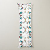 南西部の三角形パターンデザイン ボディピロー (裏面 (縦))