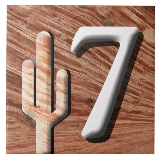 南西部の住所タイル番号(要求) タイル (正面)