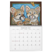 南西部の動物の野生動物カレンダーかわいい年 カレンダー (2月 2027)