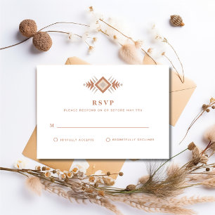 南西部の夏結婚砂漠 出欠カード