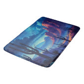 南西部の夜の砂漠 バスマット (アングル)