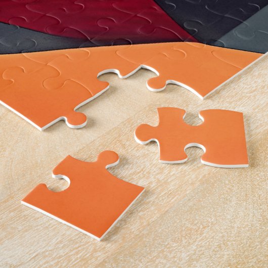 南西部の山の幾何学的抽象芸術 ジグソーパズル (側面)