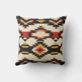 南西部の幾何学的タペストリー クッション (裏面)