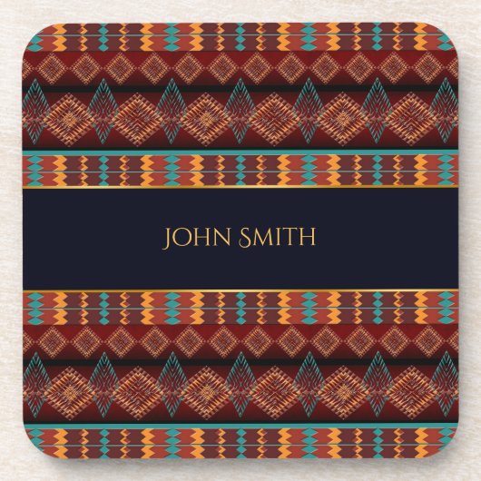 南西部の幾何学的パターン。名前 コースター (正面)