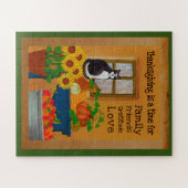 南西部の感謝祭の子供のサイズ ジグソーパズル (横)