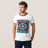 南西部の民族パターン。 Tシャツ (正面フル)