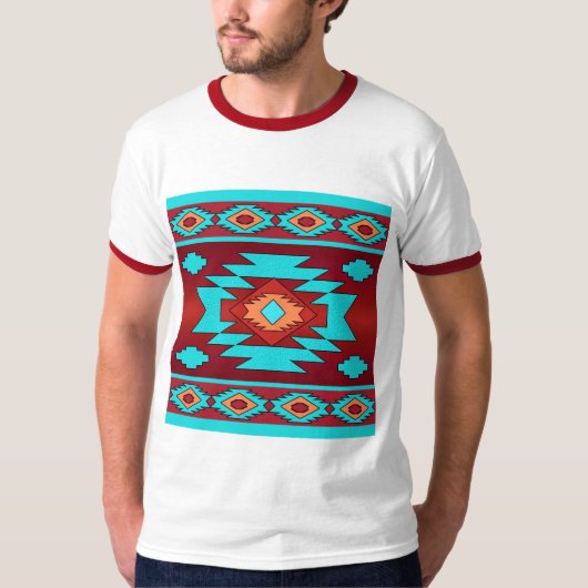 南西部の民族パターン。 Tシャツ (正面)