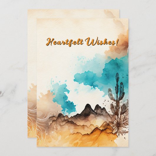 南西部の水色クリスマスシーズンの休日 シーズンカード (正面/裏面)