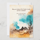 南西部の水色クリスマスシーズンの休日 シーズンカード (裏面)