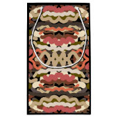 南西部の波状ウィグリーなアーストーン抽象芸術 スモールペーパーバッグ (裏面)