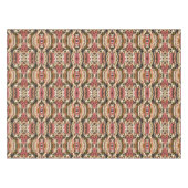 南西部の波状ウィグリーなアーストーン抽象芸術 テーブルクロス (正面(横))