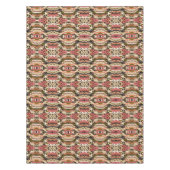 南西部の波状ウィグリーなアーストーン抽象芸術 テーブルクロス (正面)