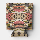 南西部の波状ウィグリーなアーストーン抽象芸術 缶クーラー (正面)